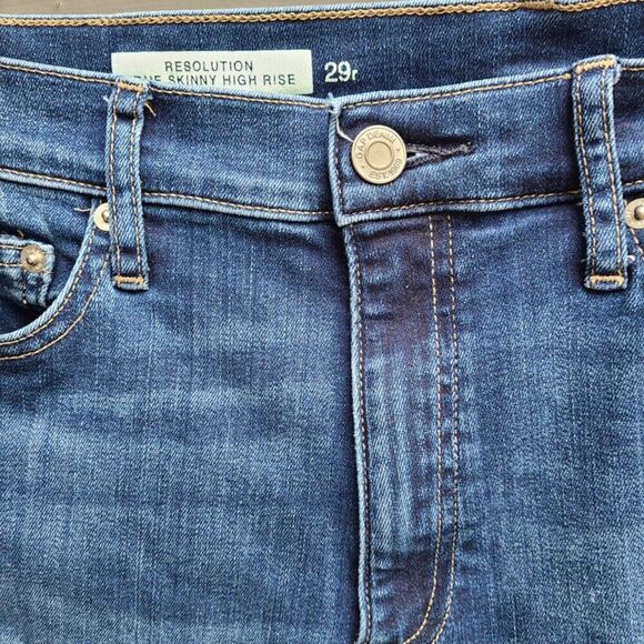 Gap 1969 Resolution True Skinny High Rise Jeans size 29 - Picture 10 of 11